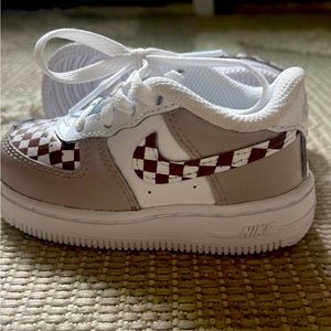 Custom checkered Nike af1